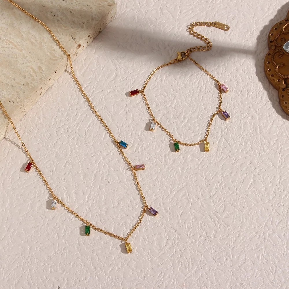18K GOLD PLATED JEWELRY SET